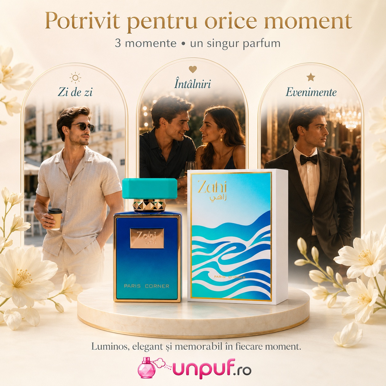 Zahi Paris Corner potrivit pentru zi de zi &icirc;nt&acirc;lniri și evenimente elegante