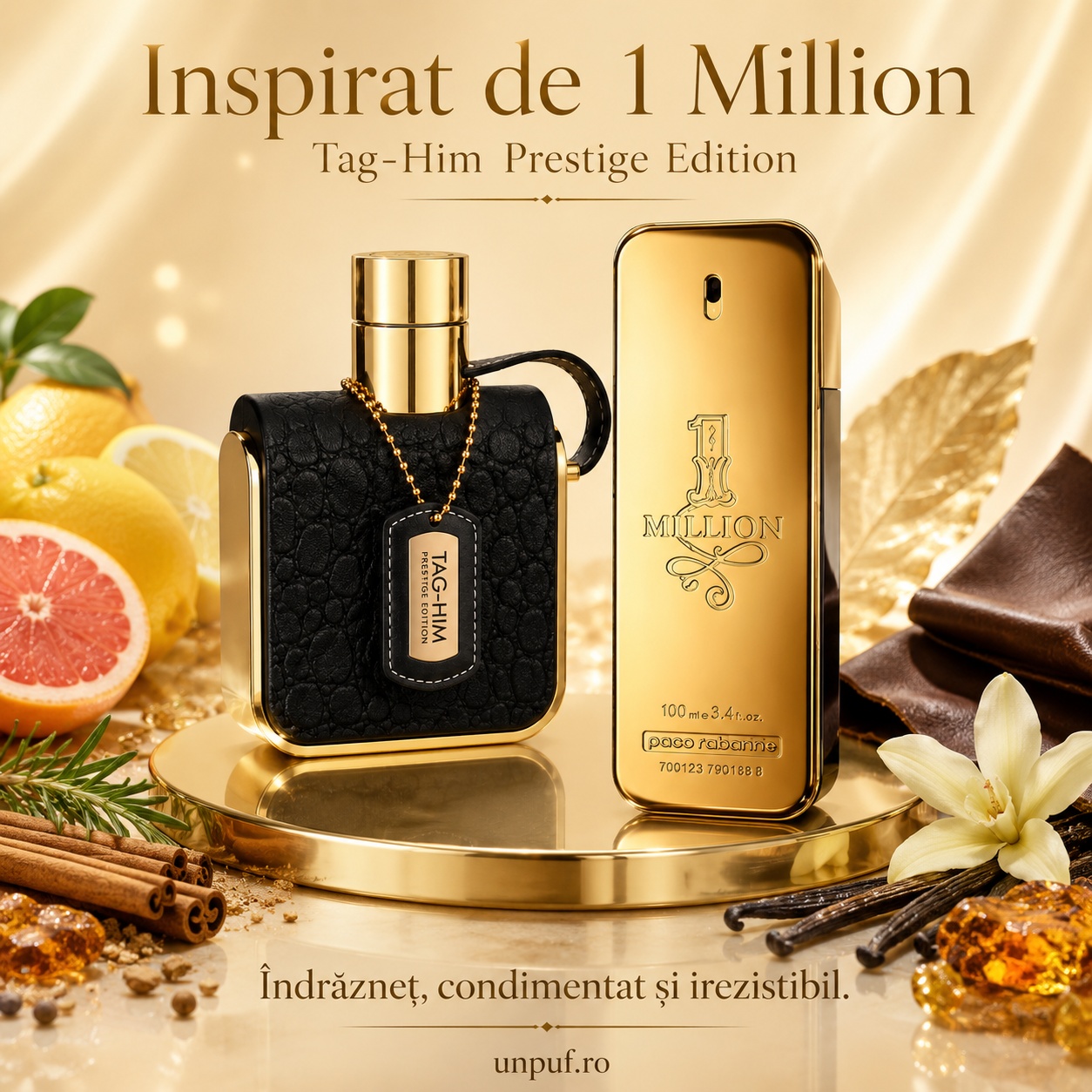 Armaf Tag Him Prestige Edition inspirat de 1 Million, parfum masculin rafinat și memorabil