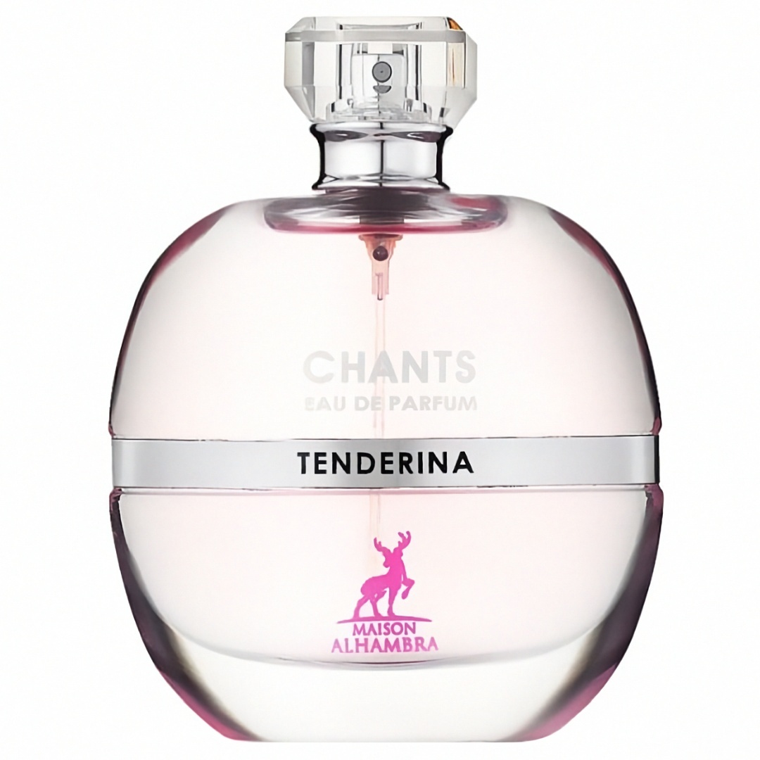 Sticlă reală Chants Tenderina Maison Alhambra 100 ml cu capac transparent și lichid roz pal