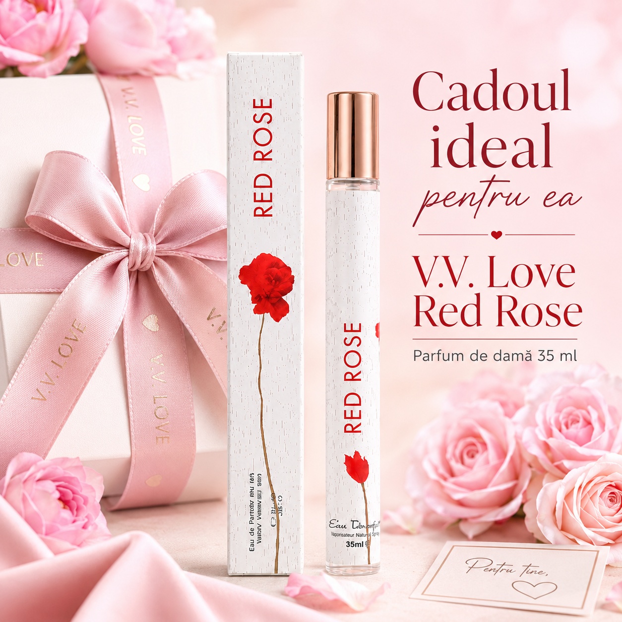 Parfum Red Rose 35 ml cadou ideal pentru femei romantic delicat floral