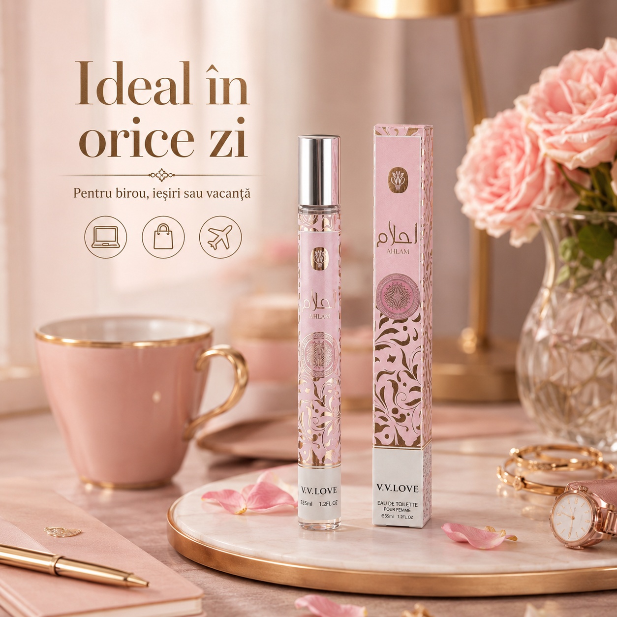 Ahlam V.V. Love parfum damă ideal pentru birou ieșiri și vacanță