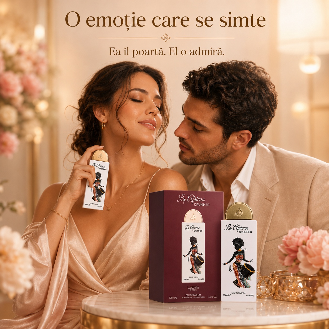 La African Drummer Lattafa Pride parfum unisex o emoție care se simte ea &icirc;l poartă el o admiră
