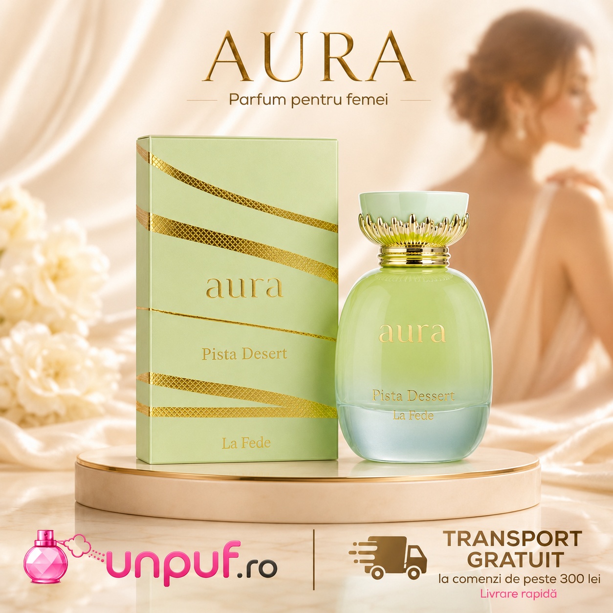 La Fede Aura Pista Desert parfum arabesc de damă cu aromă dulce, cremoasă și persistentă