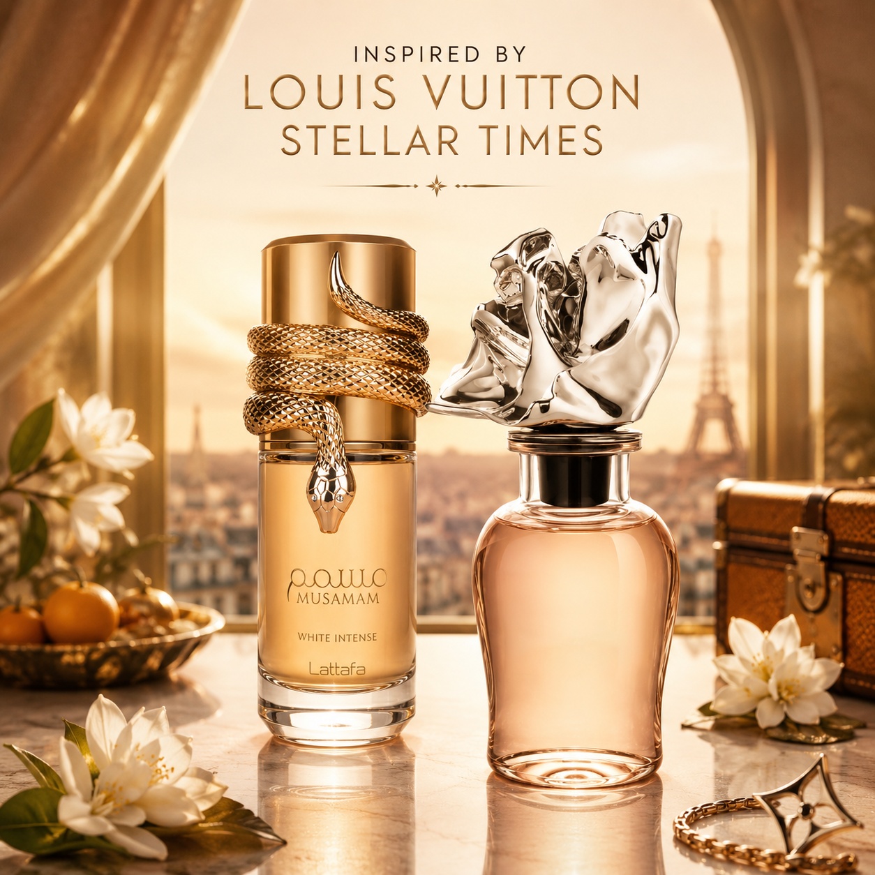 Lattafa Musamam inspirat din Louis Vuitton Stellar Times parfum unisex premium