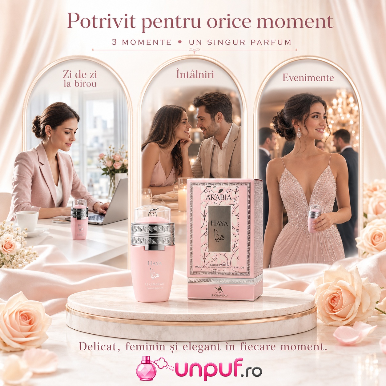 Parfum Le Chameau Arabia Haya potrivit pentru zi de zi la birou, &icirc;nt&acirc;lniri și evenimente elegante