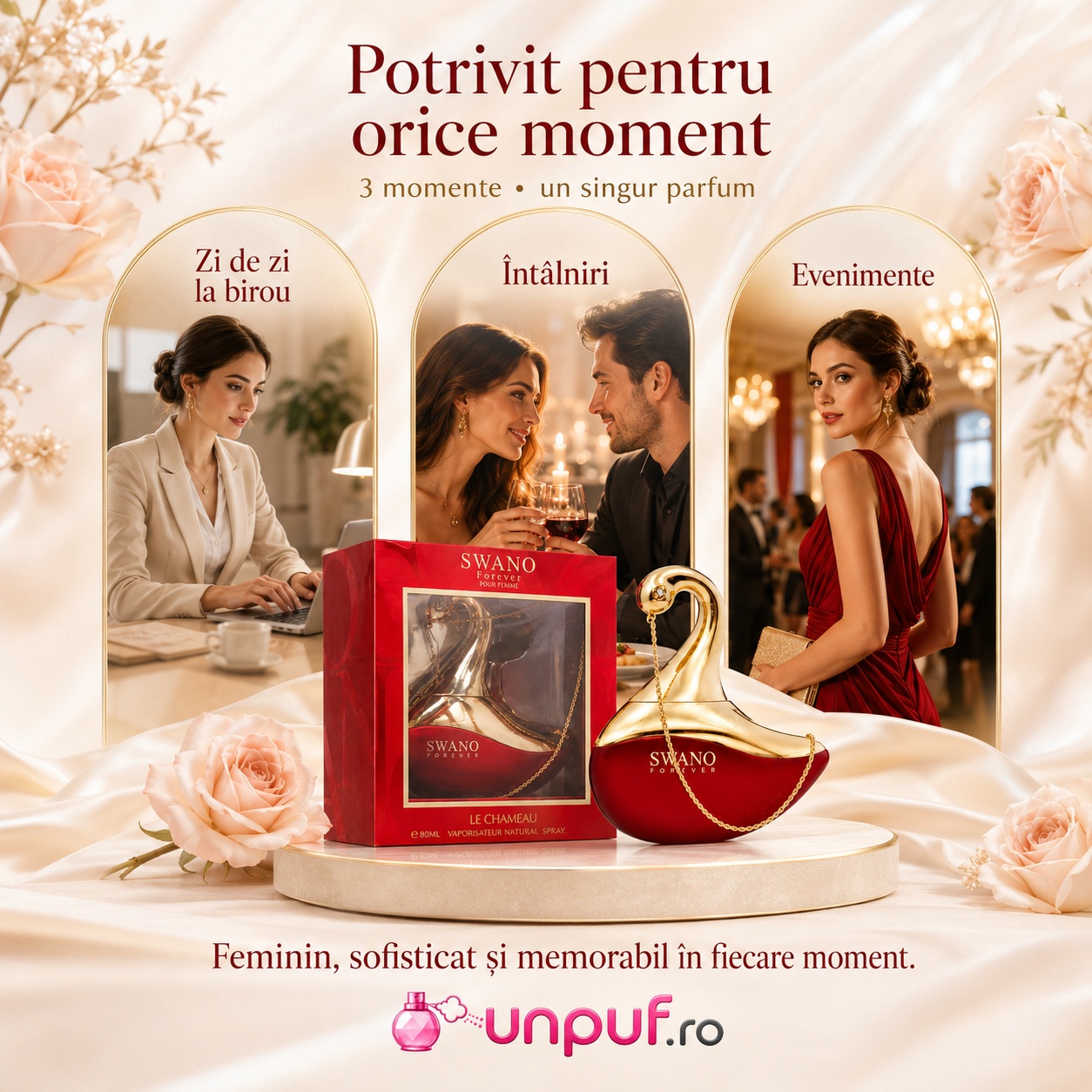 Parfum Le Chameau Swano Forever potrivit pentru zi de zi la birou, &icirc;nt&acirc;lniri și evenimente elegante