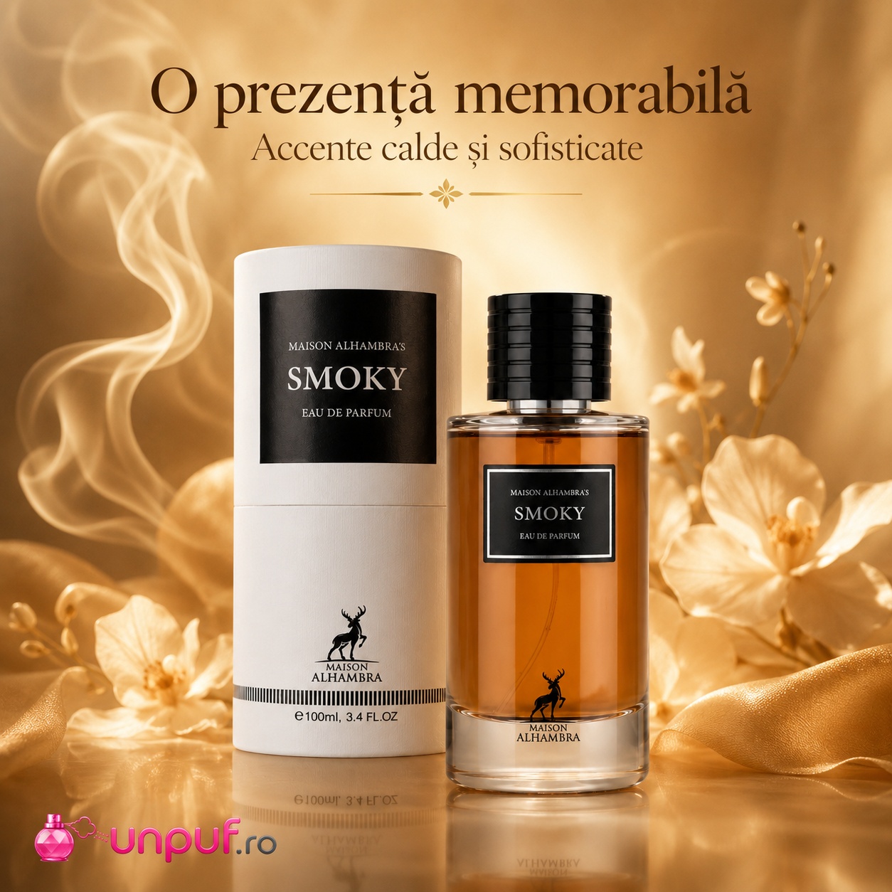 Maison Alhambra Smoky, o prezență memorabilă cu accente calde și sofisticate