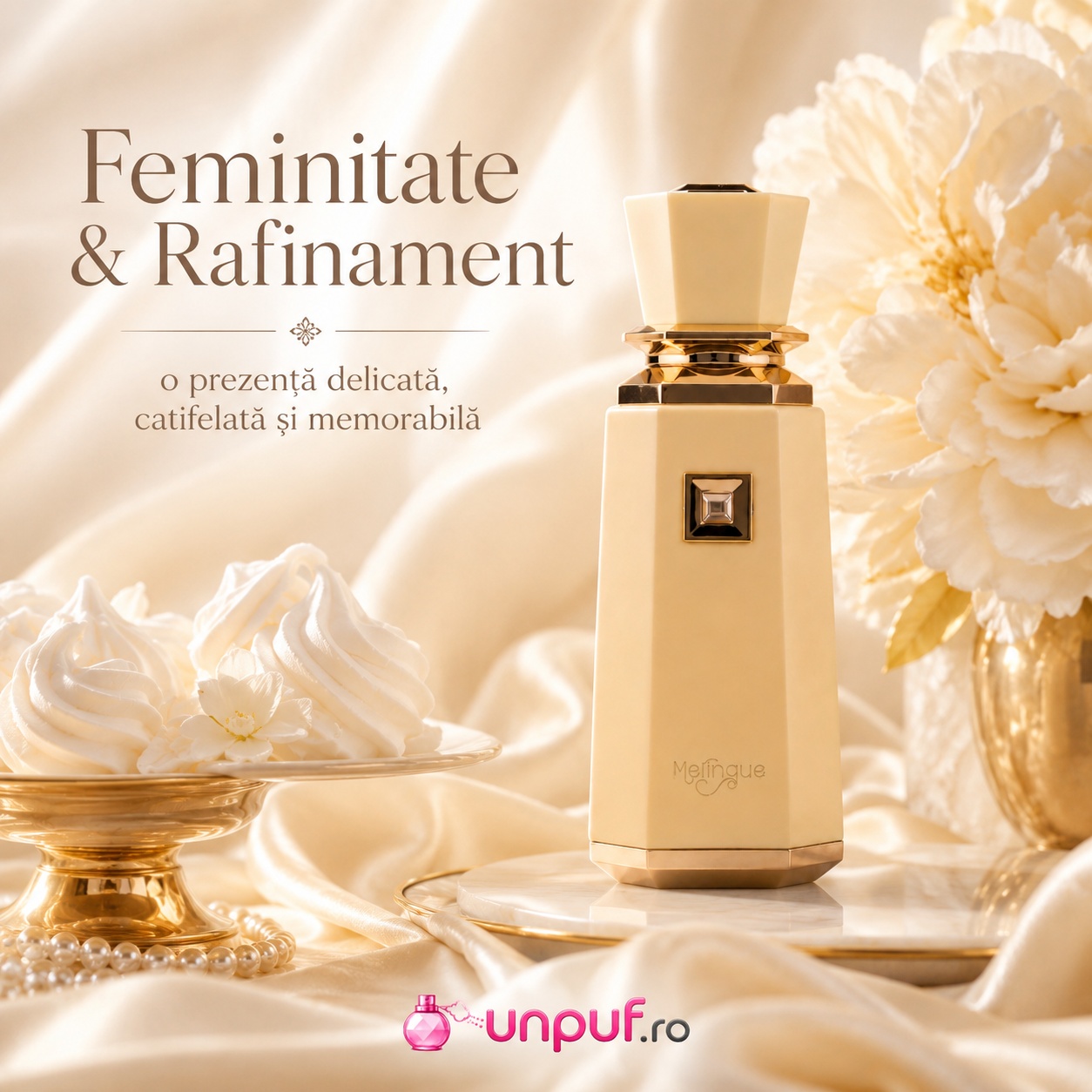 Meringue French Avenue parfum de damă feminin, rafinat, catifelat și memorabil