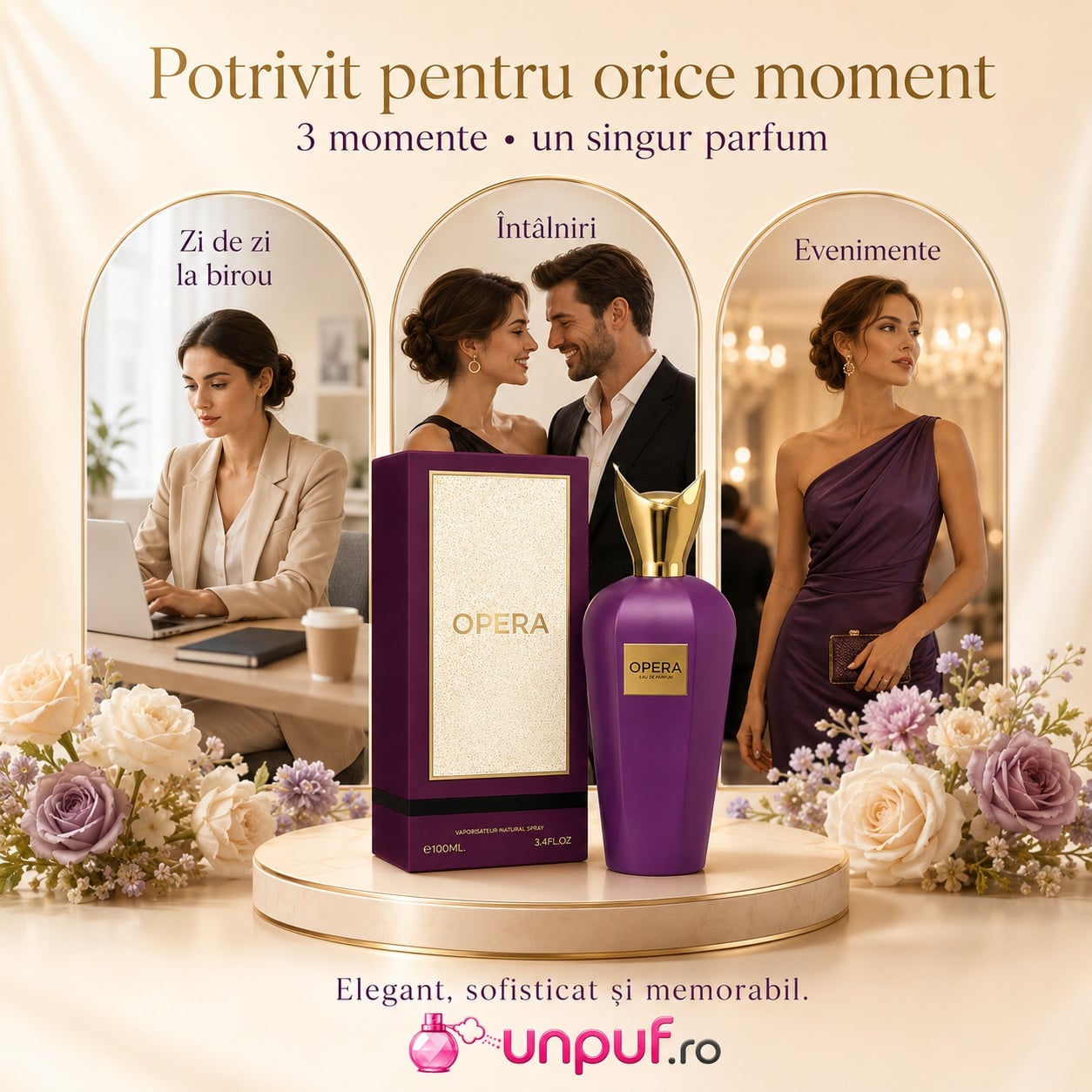 Parfum Milestone Opera potrivit pentru zi de zi la birou &icirc;nt&acirc;lniri seară și evenimente elegante