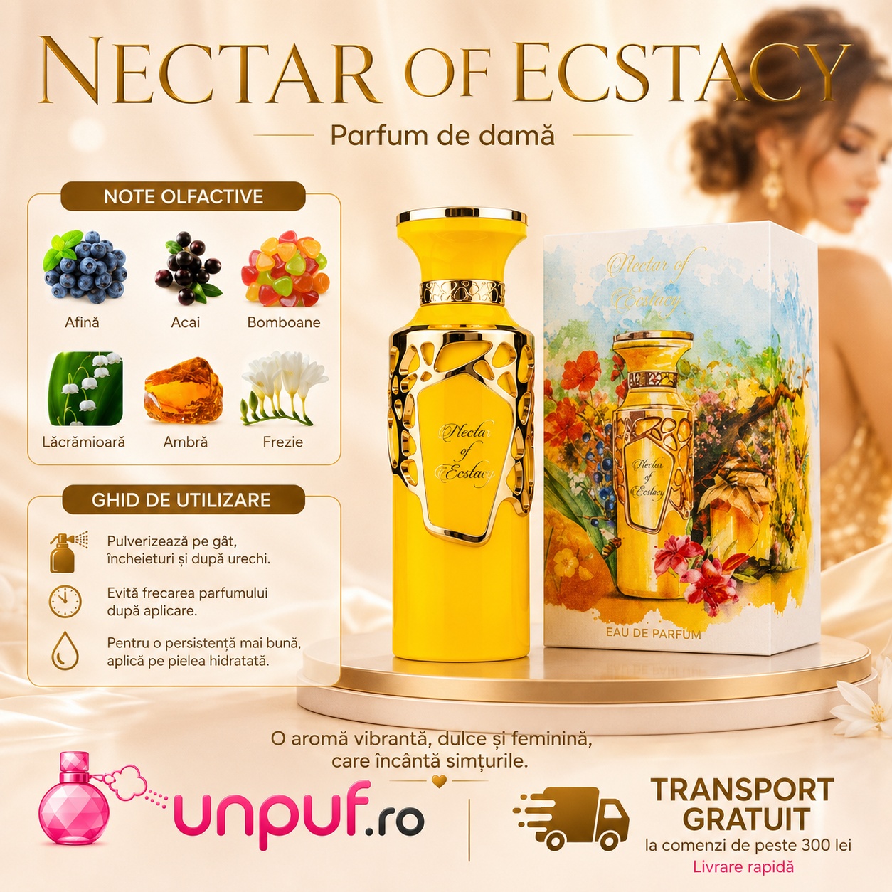 Nectar Of Ecstasy Fragrance World note olfactive și ghid de utilizare parfum pentru femei