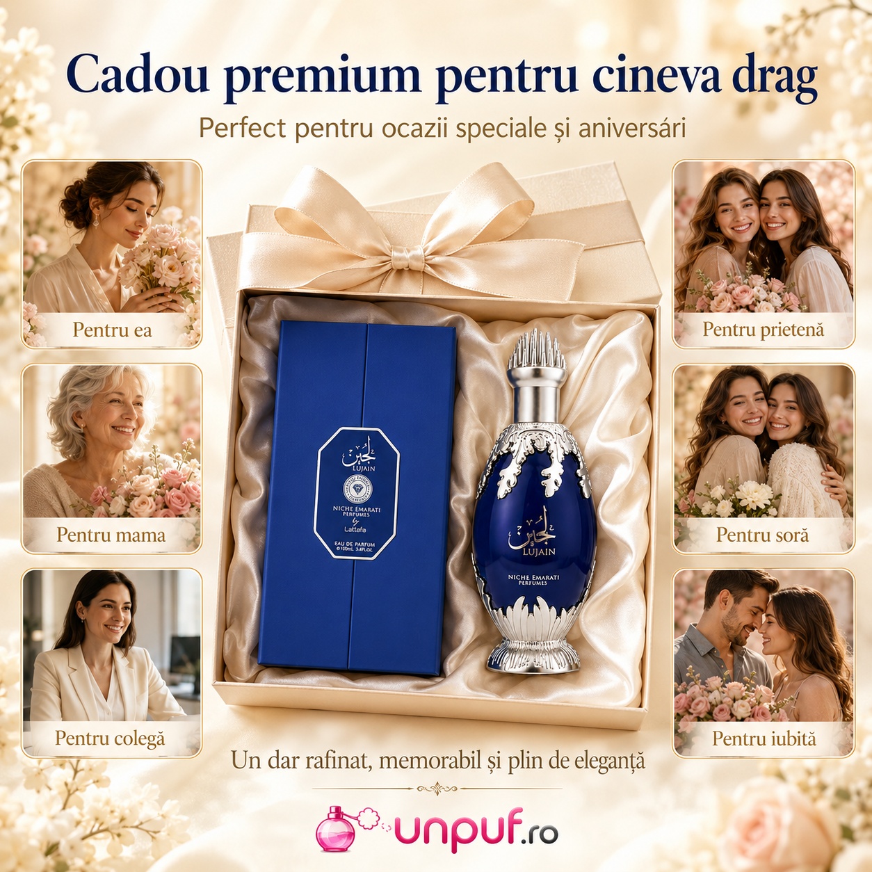 Lujain Niche Emarati cadou premium pentru ea, mamă, soră, prietenă, colegă, iubită sau cineva drag