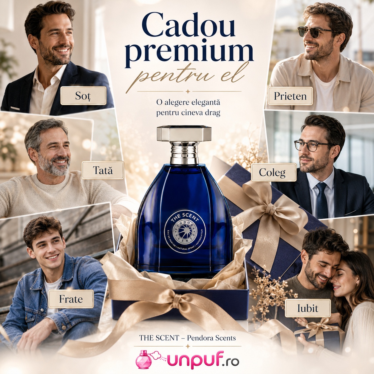 Night Of The Man Pendora Scents cadou premium pentru soț, iubit, tată, frate, coleg sau prieten