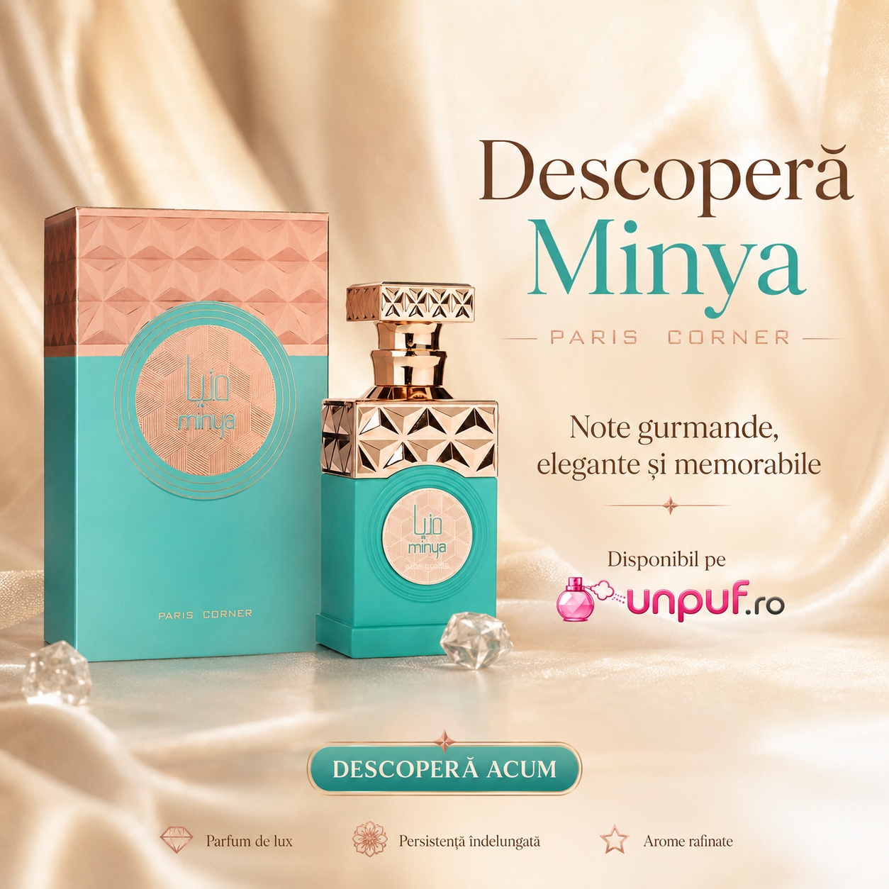 Minya Paris Corner parfum unisex cu transport gratuit la comenzi eligibile