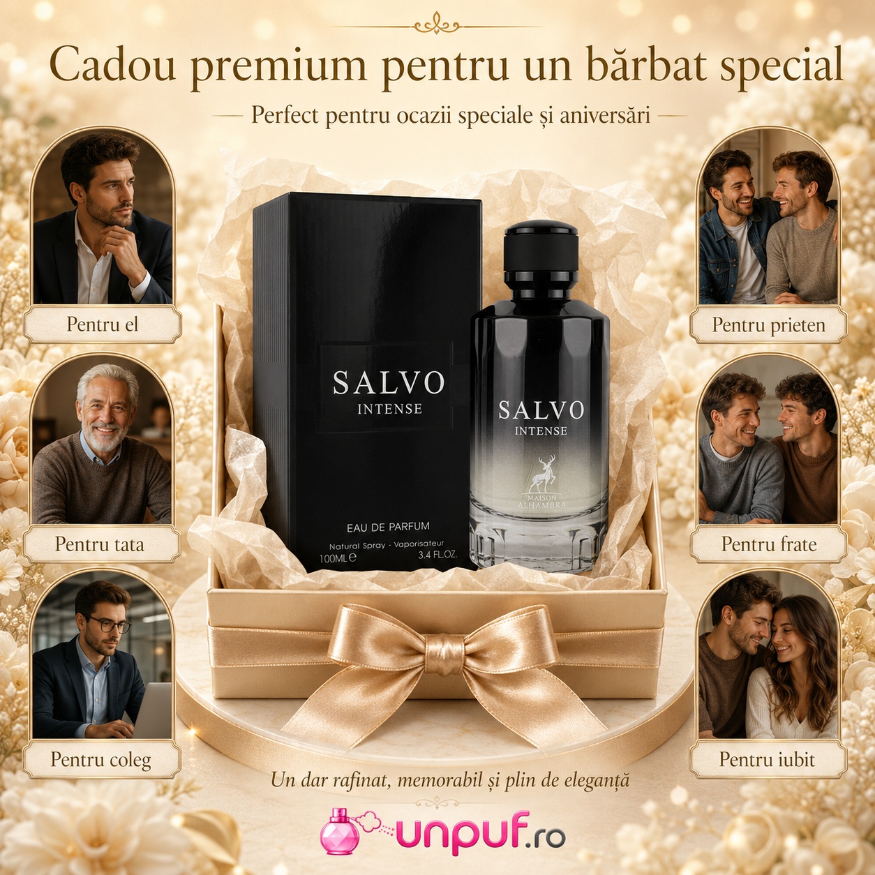 Salvo Intense Maison Alhambra cadou premium pentru el, tată, prieten, frate, coleg sau iubit