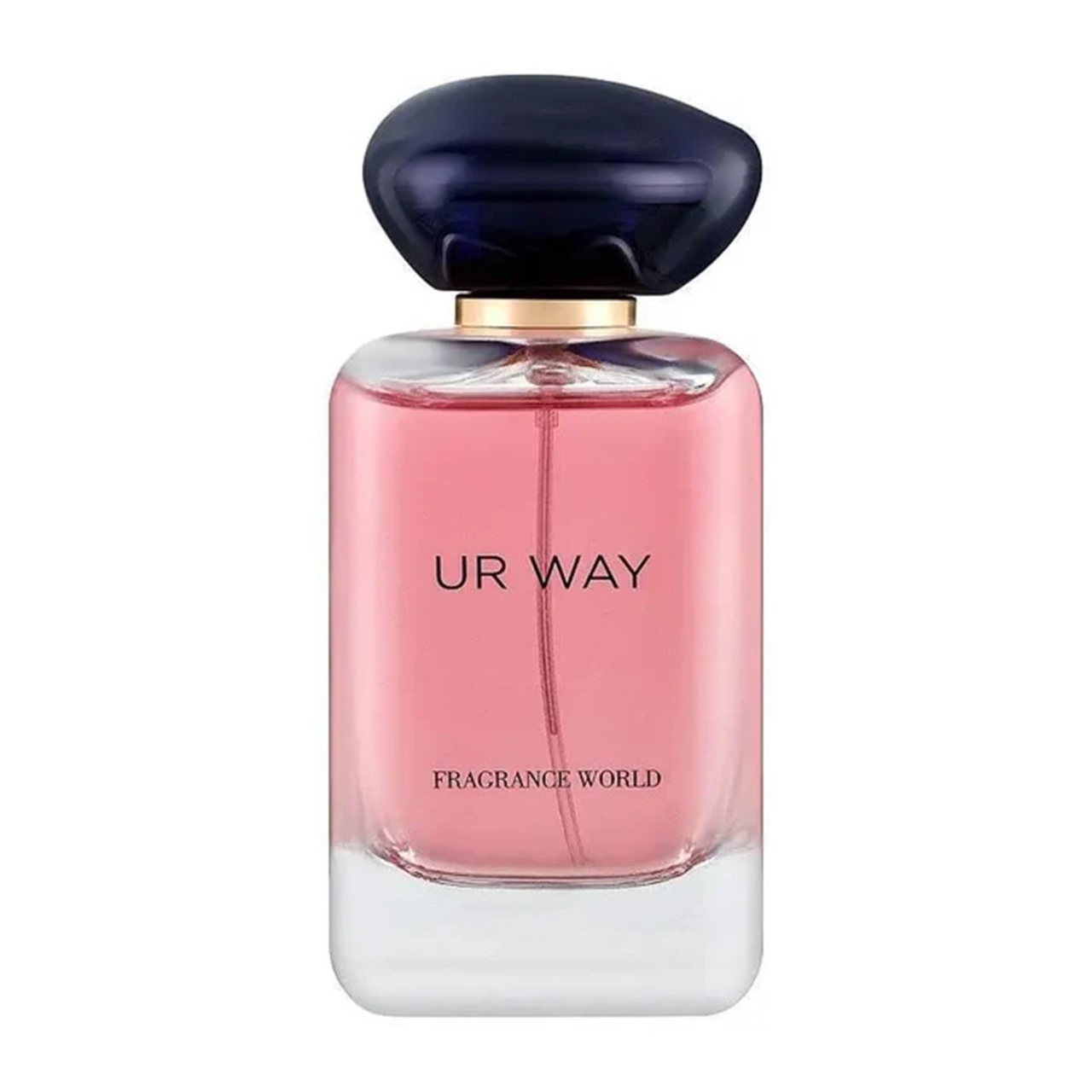 Parfum UR Way Fragrance World 100 ml imagine produs pe fundal alb cu flacon roz