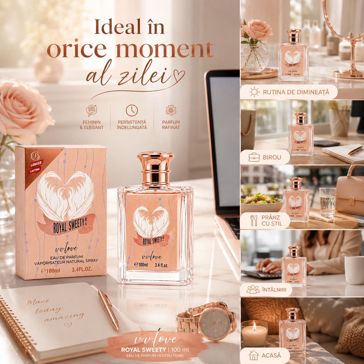 V.V. Love Royal Sweety parfum ideal &icirc;n orice moment al zilei