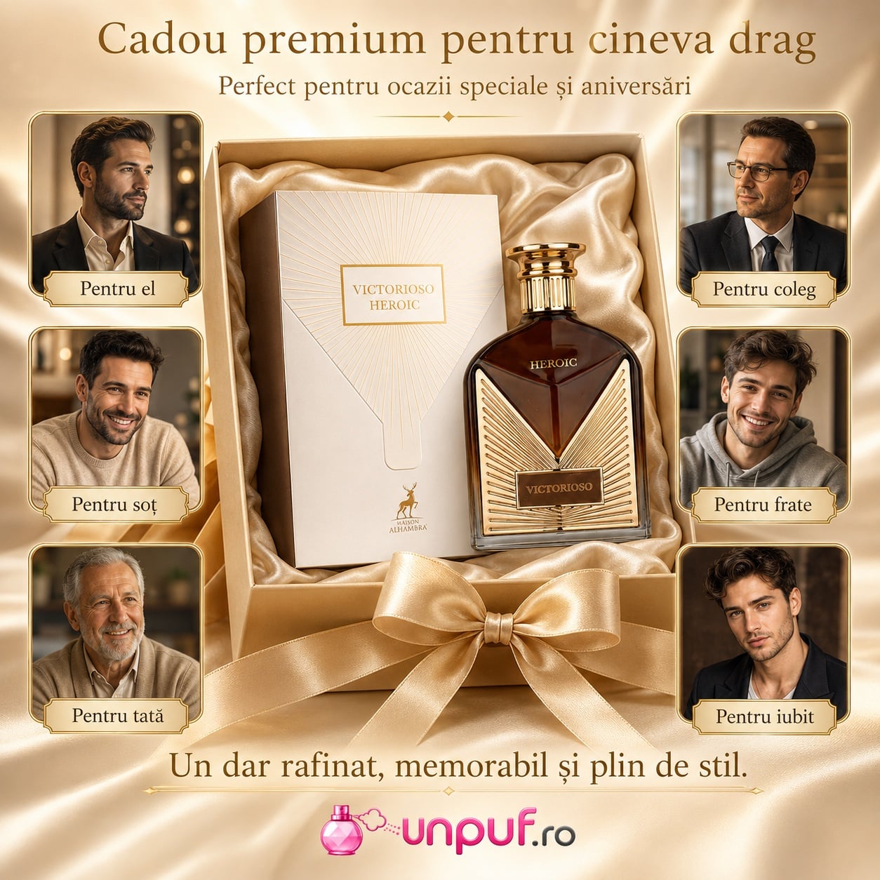Victorioso Heroic Maison Alhambra cadou premium pentru el, coleg, soț, frate, tată sau iubit