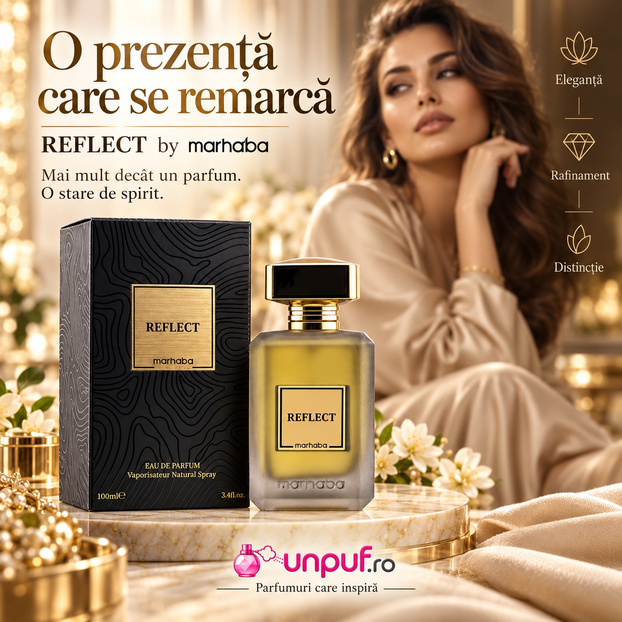 Reflect Marhaba parfum elegant pentru o prezență rafinată și memorabilă