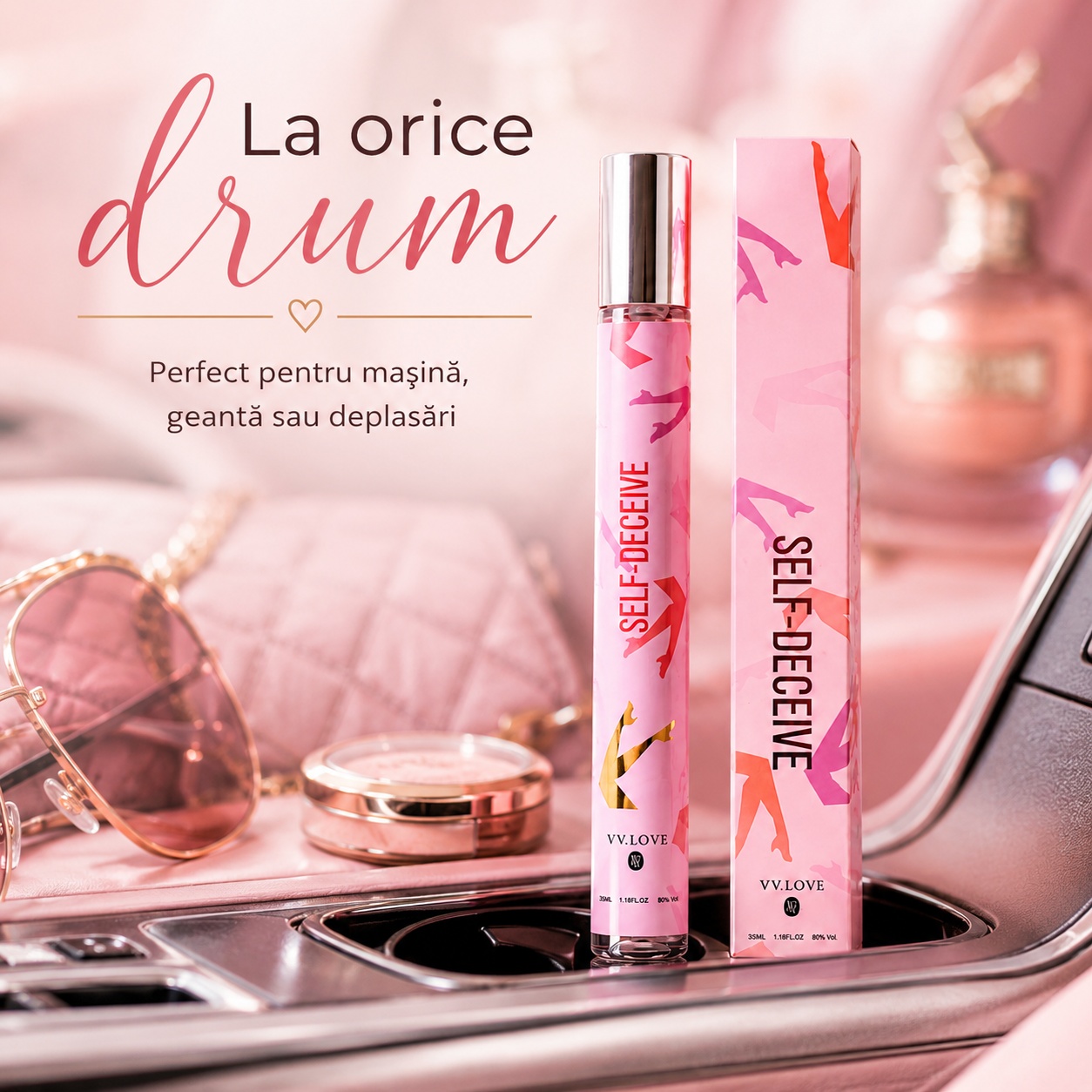 Self Deceive la orice drum perfect pentru mașină geantă sau deplasări