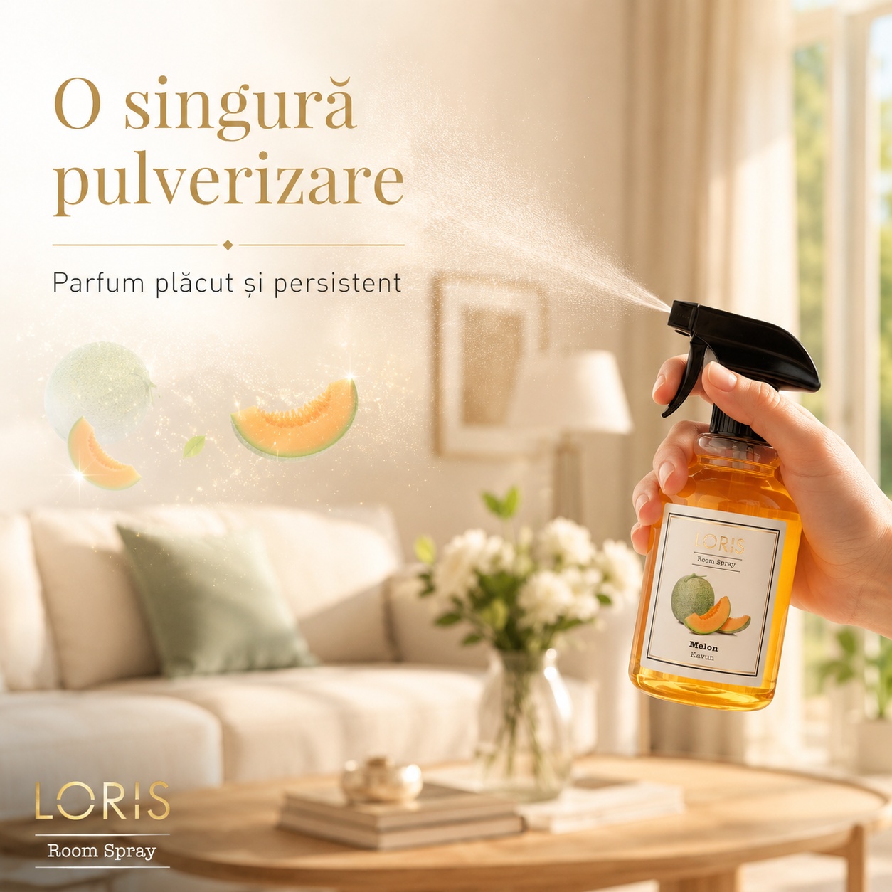 Loris Pafum Melon o singură pulverizare parfum plăcut și persistent