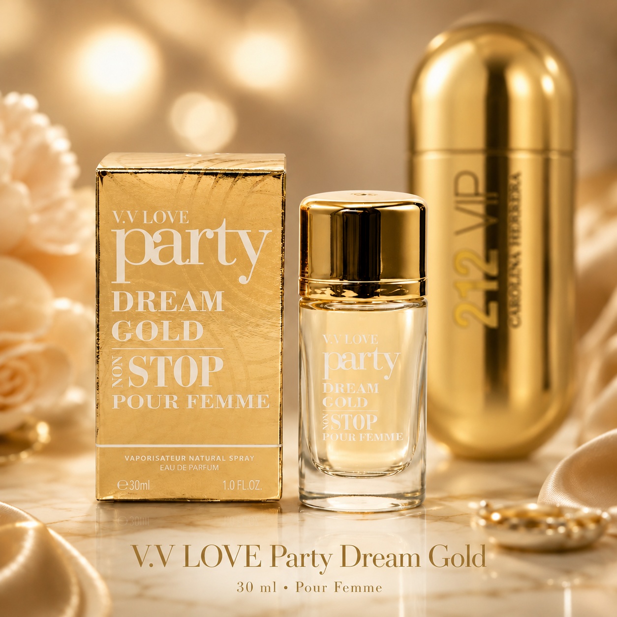 Parfum Damă V.V. Love Party Dream Gold Non Stop Pour Femme Eau de Parfum 30 ml