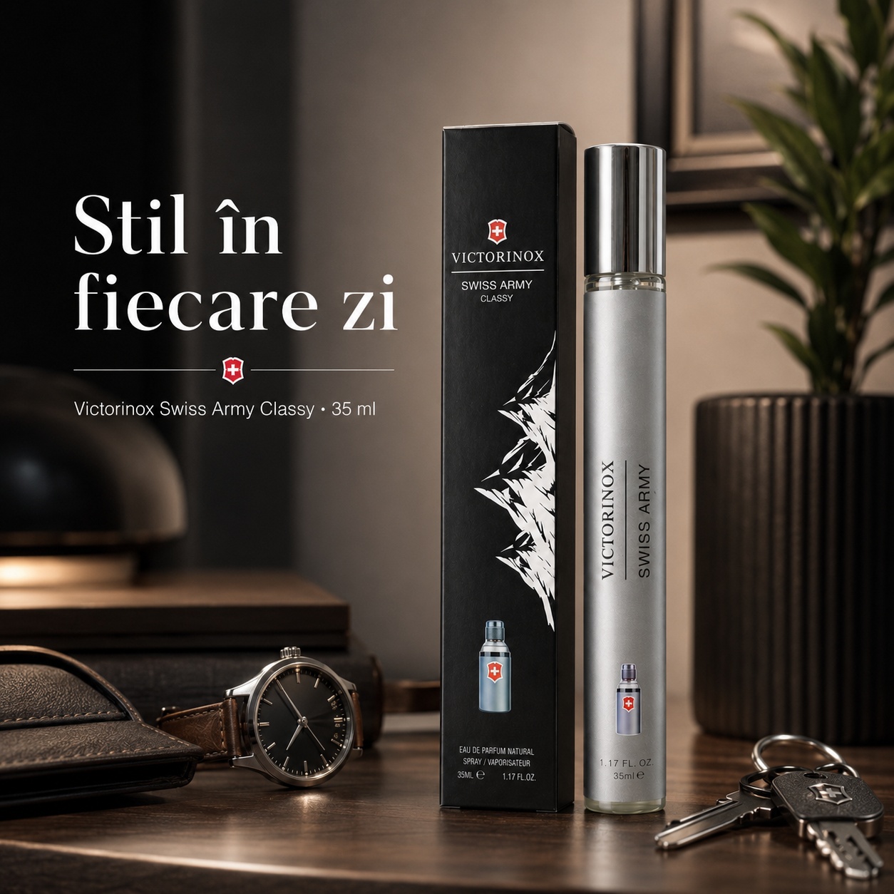 Victorinox Swiss Army Classic 35 ml stil &icirc;n fiecare zi, parfum fresh pentru bărbat