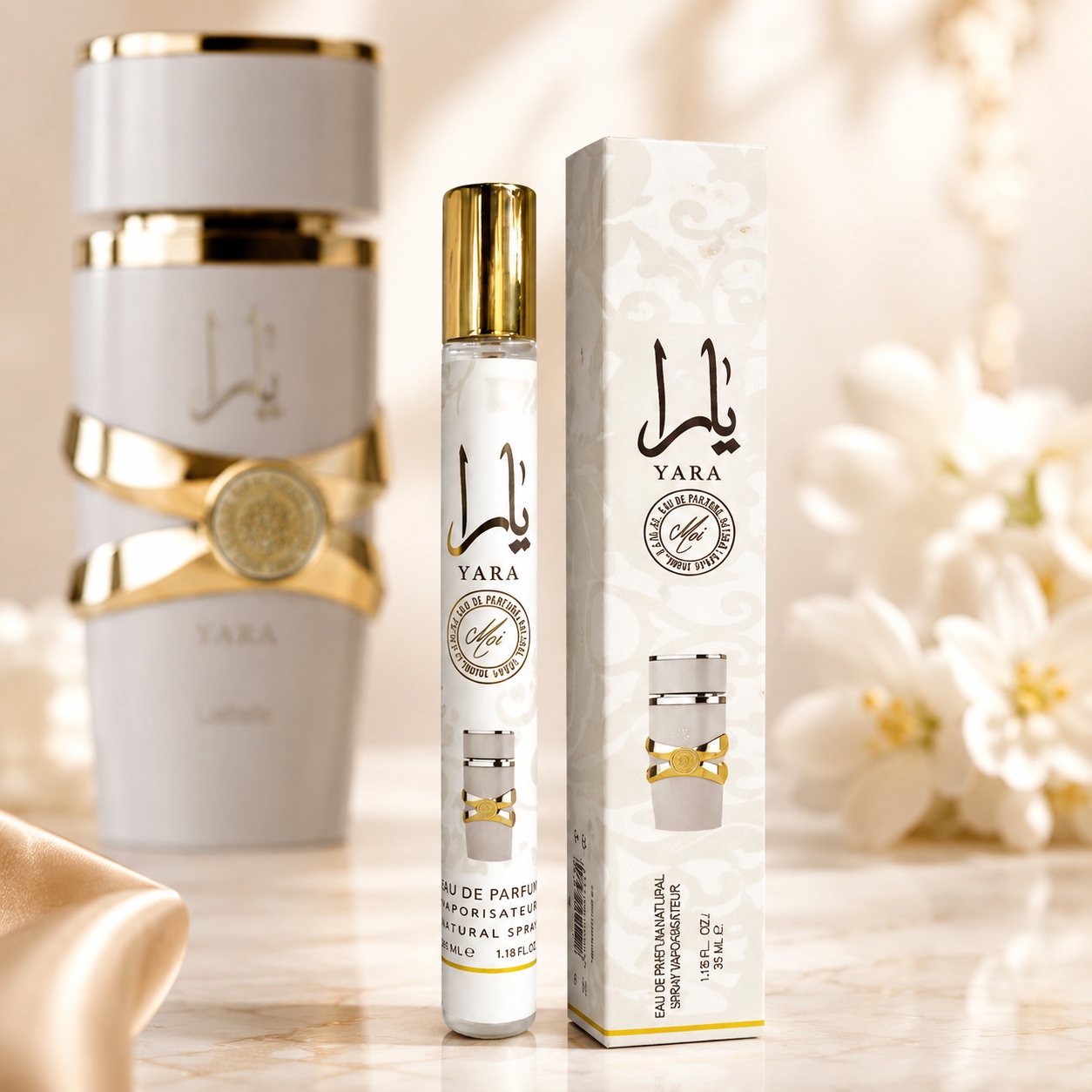 Parfum Yara Moi 35 ml damă, apă de parfum delicată și elegantă, inspirată din Yara Moi Lattafa