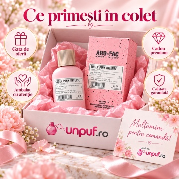ARO-FAC Aroma Factory Aro-Fac Pink Intense Suger parfum dama – Parfum EDP 100 ml, damă - Img 4