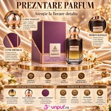 Auraa Desire Embrace – Parfum Extract de parfum 100 ml, unisex - Img 3