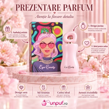 Eye Candy Suger Retro Aro-Fac parfum damă inspirat de Angel Nova – Mugler, Oriental – Gourmand – Fructat, EDP, 100 ml - Img 3
