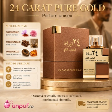 Lattafa 24 Carat Pure Gold – Parfum EDP 100 ml, unisex - Img 9