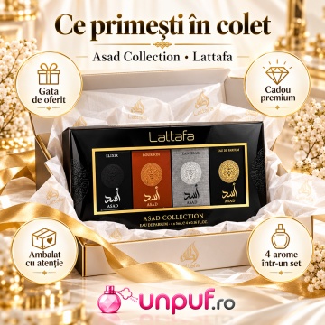 Lattafa Set Mini Asad Collection – 4 X 5 Ml, bărbați - Img 2
