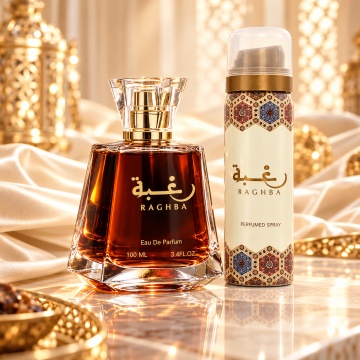 Lattafa Set Raghba + Deodorant Spray – 100 ml + 50 ml, unisex - Img 2