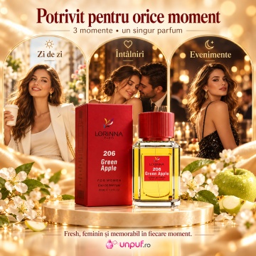 Lorinna Paris Green – Apă de parfum 50 ml, damă - Img 5