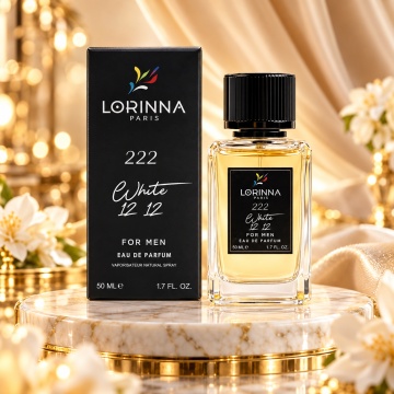 Lorinna Paris White 12.12 Nr. 222 – Apă de parfum 50 ml, bărbați