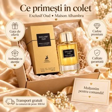 Maison Alhambra Exclusif Oud – Parfum EDP 100 ml, unisex - Img 4