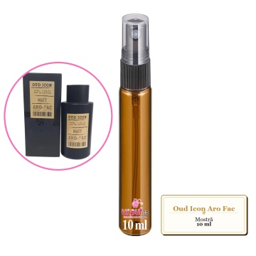 Mostra fiola din Oud Icon Aro Fac, decant sticla cu pulverizator - Img 4