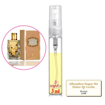 Mostra fiola din Parfumul Alhambra Sugar Me Dulce De Leche, decant sticla cu pulverizator - Img 3