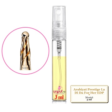Mostra Fiola Din Parfumul Arabiyat Prestige La Di Da For Her Eau De Parfum, Decant Sticla Cu Pulverizator - Img 2