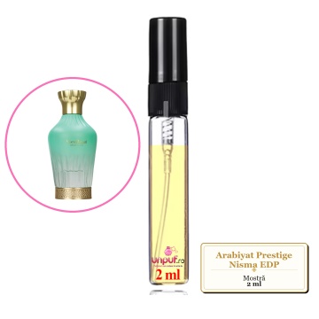 Mostra Fiola Din Parfumul Arabiyat Prestige Nisma Eau De Parfum, Decant Sticla Cu Pulverizator