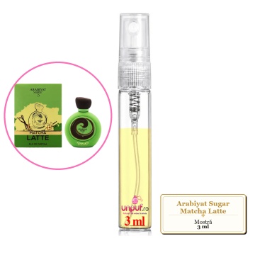 Mostra fiola din Parfumul Arabiyat Sugar Matcha Latte, decant sticla cu pulverizator - Img 3