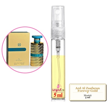 Mostra fiola din Parfumul Ard Al Zaafaran Forever Gold, decant sticla cu pulverizator - Img 4
