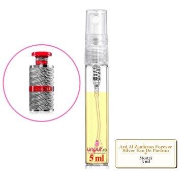 Mostra fiola din Parfumul Ard Al Zaafaran Forever Silver Eau De Parfum, decant sticla cu pulverizator - Img 3