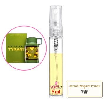 Mostra fiola din Parfumul Armaf Odyssey Tyrant, decant sticla cu pulverizator - Img 4