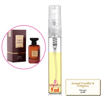 Mostra fiola din Parfumul Armaf Vanilla & Tobacco, decant sticla cu pulverizator - Img 4