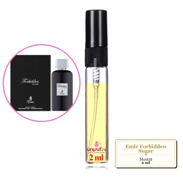 Mostra fiola din Parfumul Emir Forbidden Sugar, decant sticla cu pulverizator - Img 2
