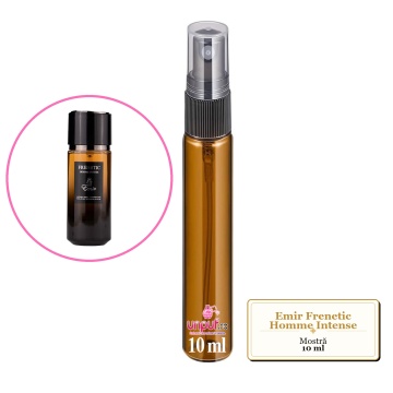 Mostra fiola din Parfumul Emir Frenetic Homme Intense, decant sticla cu pulverizator - Img 1