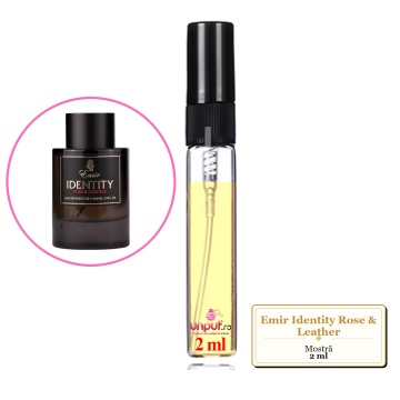 Mostra fiola din Parfumul Emir Identity Rose & Leather, decant sticla cu pulverizator - Img 2