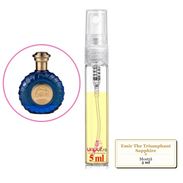 Mostra fiola din Parfumul Emir The Triumphant Sapphire, decant sticla cu pulverizator - Img 4