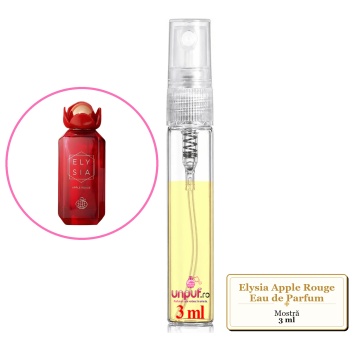 Mostra fiola din Parfumul Fragrance World Elysia Apple Rouge Eau de Parfum, decant sticla cu pulverizator - Img 2